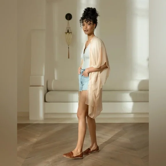 New Nisolo Huarache Leather Sandals Brandy color - Picture 4 of 9